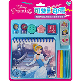 迪士尼公主 可愛彩印畫（仙蒂）