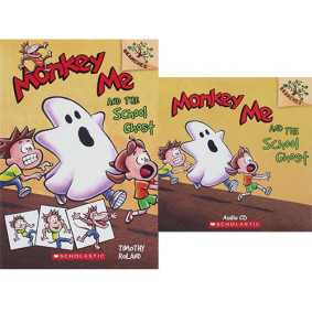 Monkey Me #04: Monkey Me and the School Ghost (Book+CD)(PB)